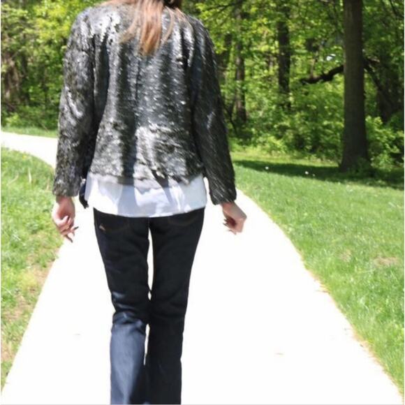 Free People Luxury Drippy Sequin Jacket - Picture 11 of 14